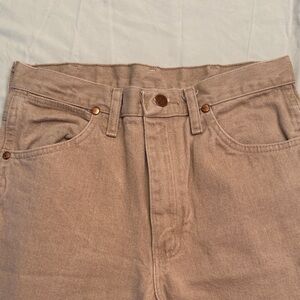 Wrangler Beige Denim Jeans